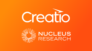 Download the Nucleus Research report to find out about all the benefits of no-code automation with Creatio